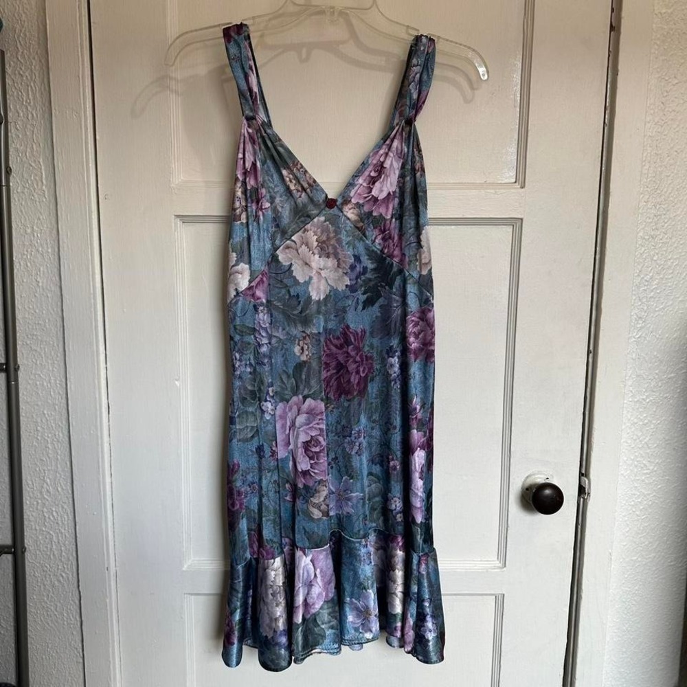 Vintage Lorraine Floral‎ Slip Dress